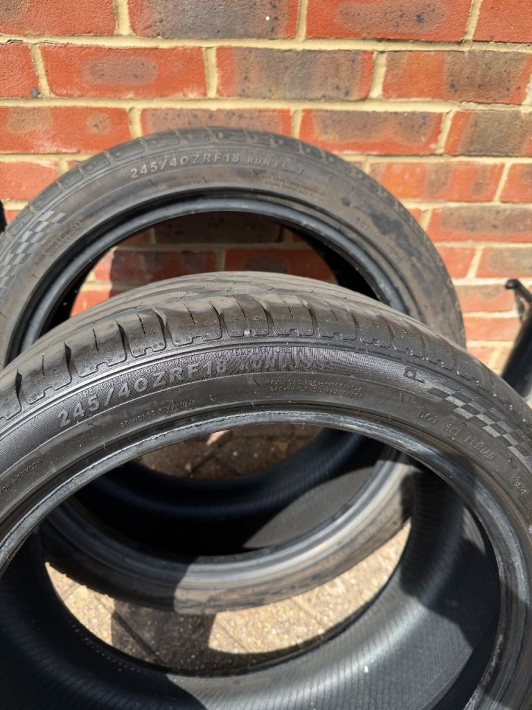 245/40r18 97y extra load runflat tyres Admiral 5+mm 