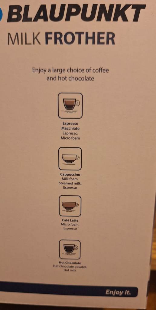 Blaupunkt Milk Frother – Brand New, Unused | in Inverkip, Inverclyde ...