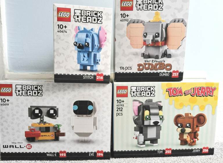 Lego Cartoon Character Brickheadz Sets NEW