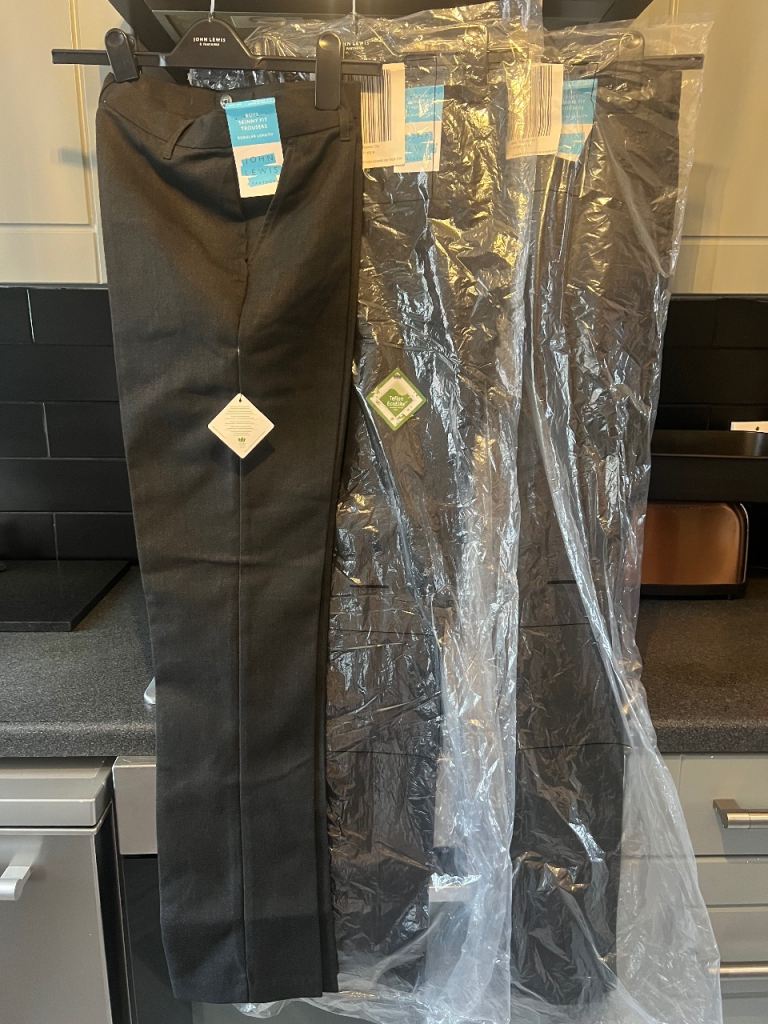 John Lewis Boys Skinny Fit Trousers Age 15 – NEW