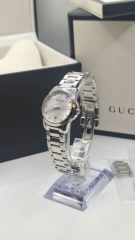 Women's Gucci YA126542 G-Timeless 27mm Mother Of Pearl Stainless