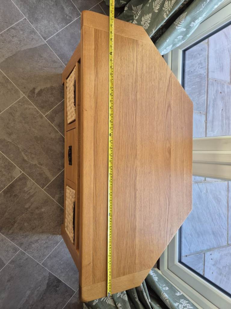 Oak TV unit and Coffee Table