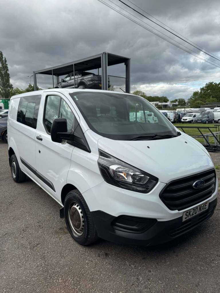 2020 Ford Transit Custom 2.0 EcoBlue 105ps Low Roof D/Cab Leader Van PANEL VAN DIESEL Manual
