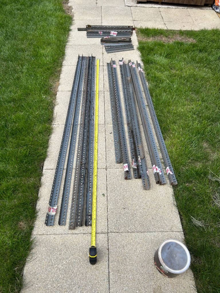 Dexion Angle Shelving Uprights – Various Lengths