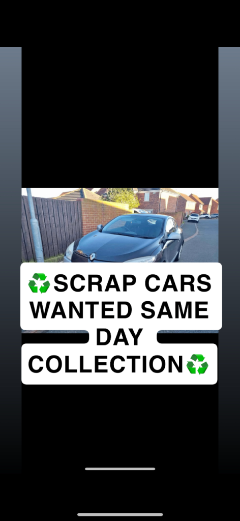 Scrap vehicles wanted