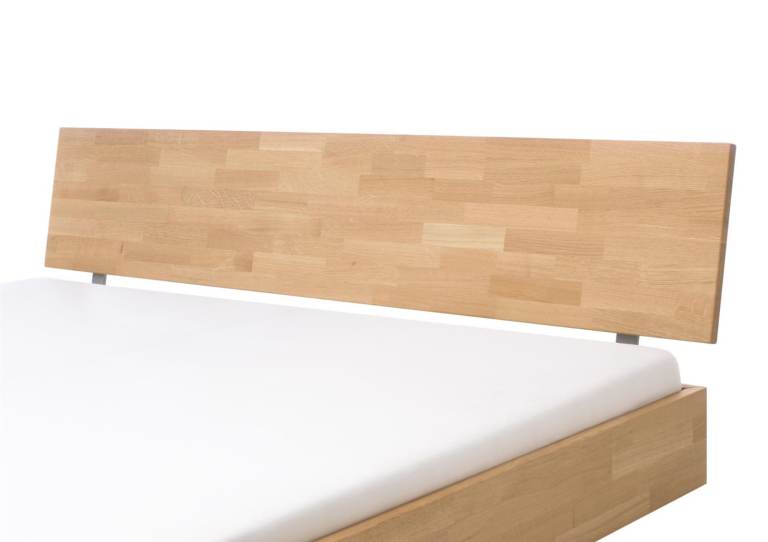 image for Modern Hasena Solid Oak Bed (140x200cm) – Hardly Used – Modern Design + Slats + Optional Mattress