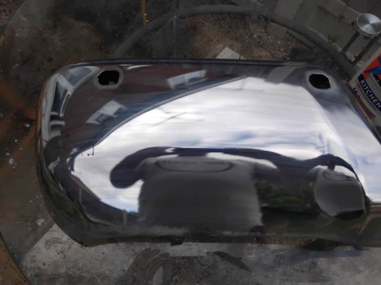 2022 ford ranger n/s chrome bumper corner with PDC holes 