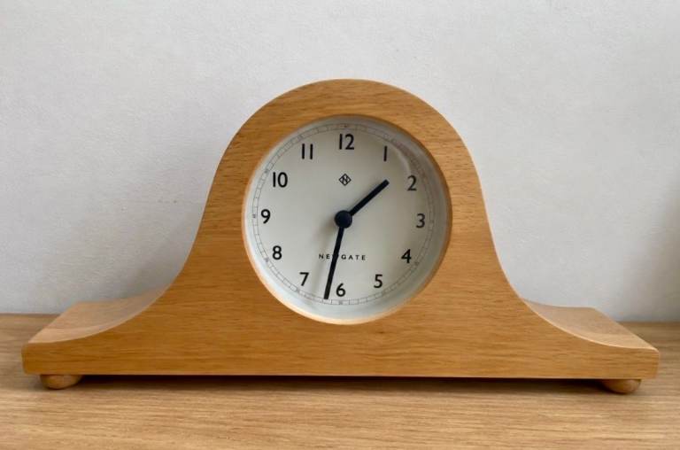 Large Newgate Wooden Mantel Clock – As Good As New