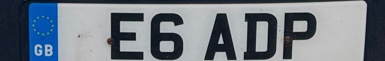 Private Number Plate ‘E6 ADP’