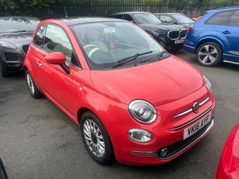2016 Fiat 500 1.2 Lounge 3dr HATCHBACK PETROL Manual