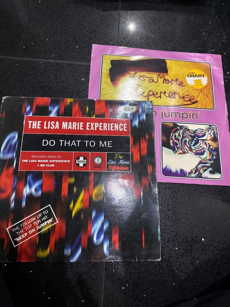 The Lisa Marie Experience Vinyl Records - Do That To Me & Keep On Jumpin'