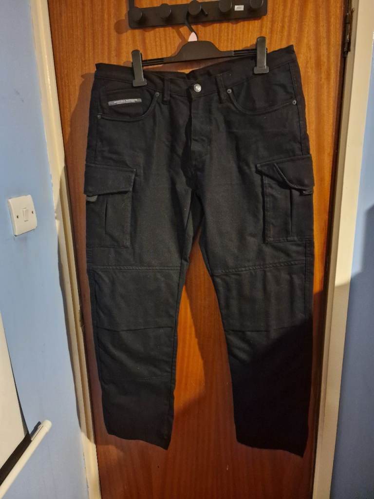 Oxford AA rated motorbike cargo jeans W38"/L32"