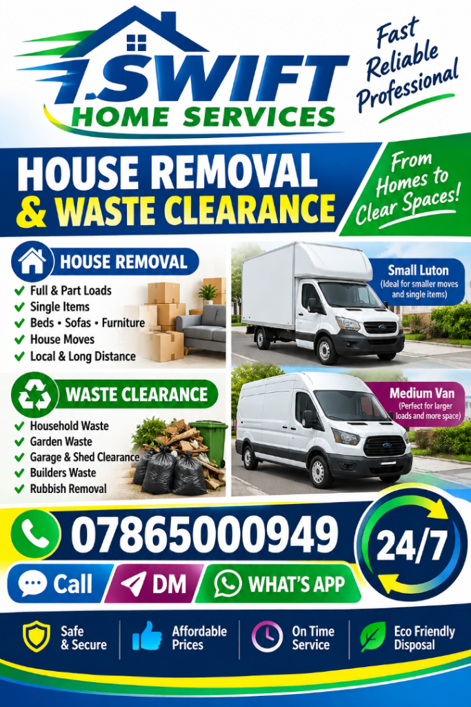 Man and Van / Removals - Reliable, Professional and Affordable - Call Now!