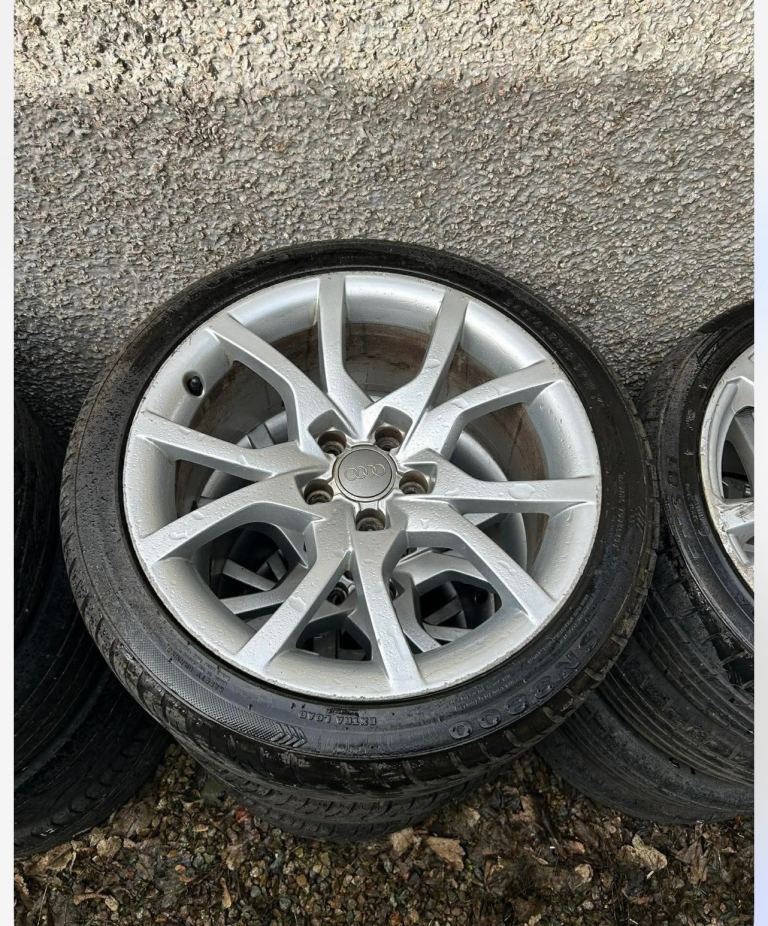5x112 Audi etc. Silver Alloy Wheels with Tyres *CLEAN FACES, LIMITED STOCK*