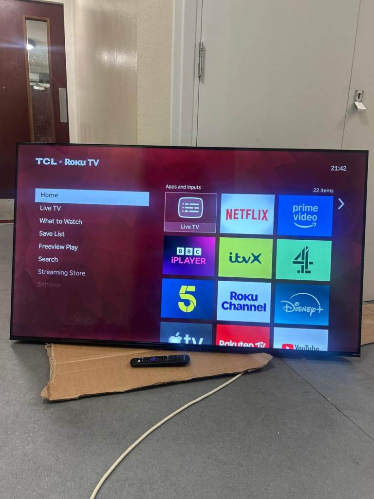 55"TCL 4K ULTRA UHD HDR SMART WIFI LED TV 165£