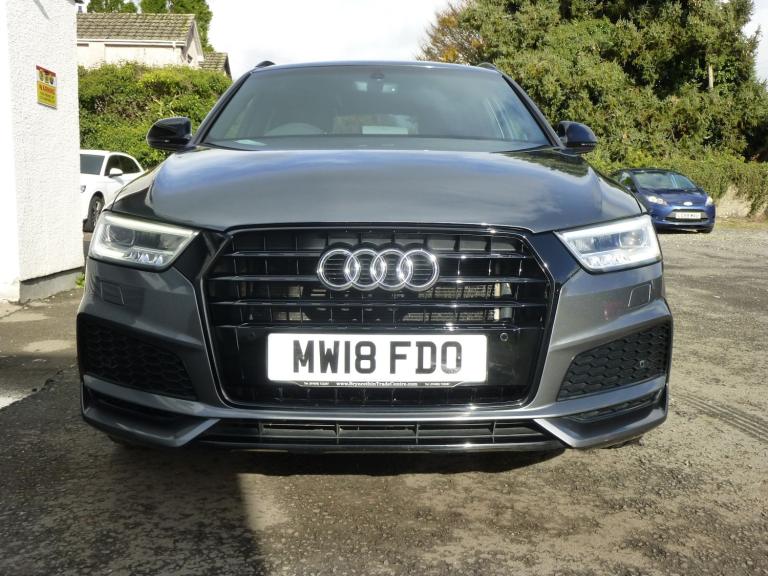 AUDI Q3 AUDI Q3 2.0 TDI 150 BHP QUATTRO BLACK EDITION EURO6 ULEZ SUV 2018