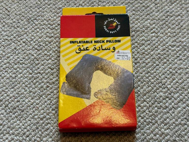 Inflatable Neck Pillow - Dubai Duty Free