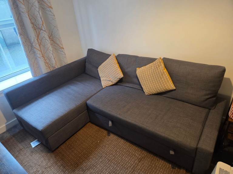 FRIHETEN Corner sofa-bed with storage