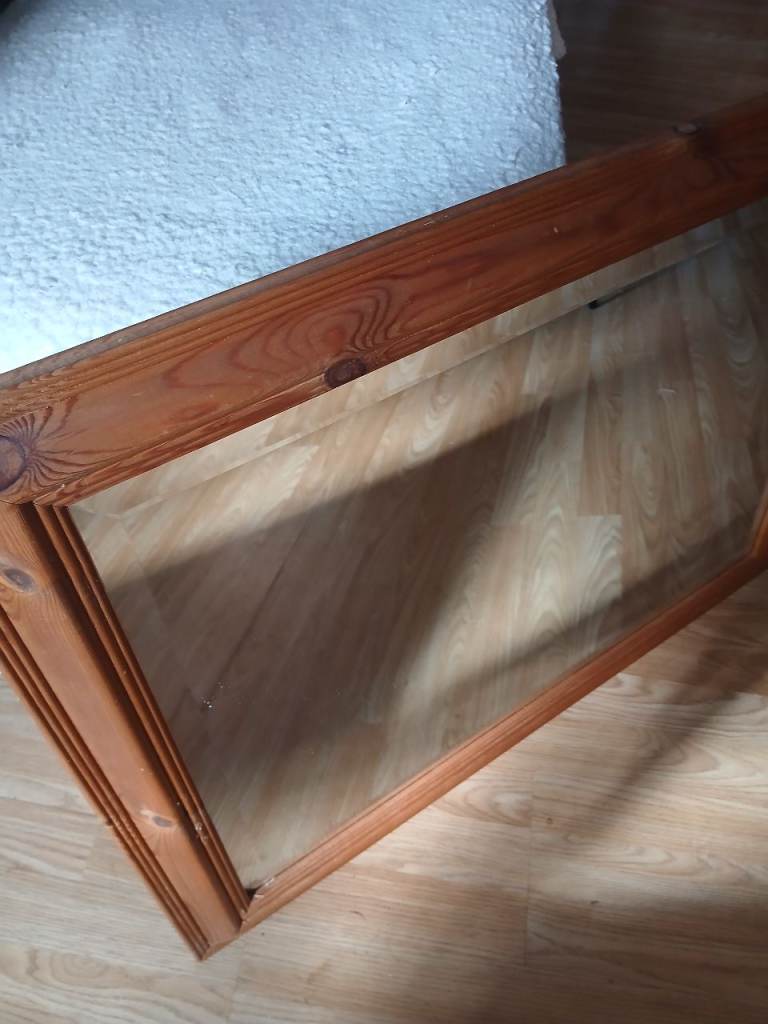 Pine mirror