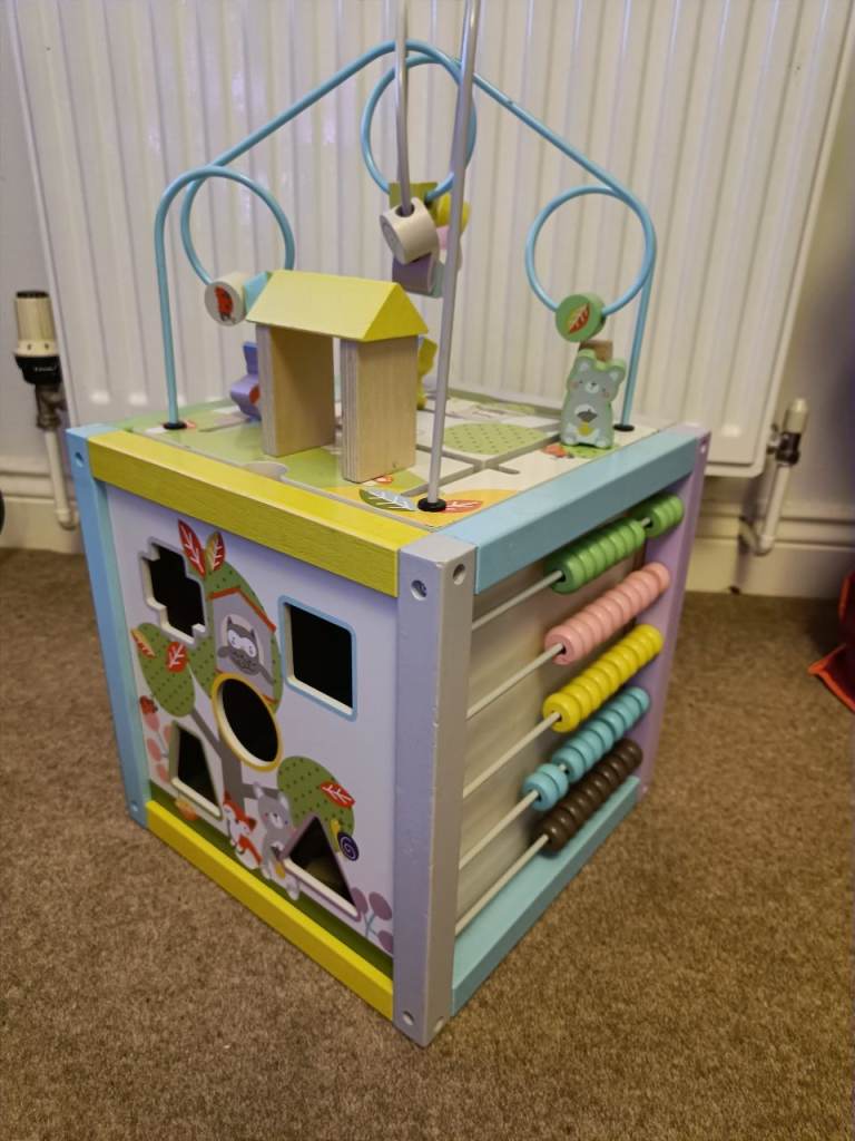 image for Wooden Activity Cube