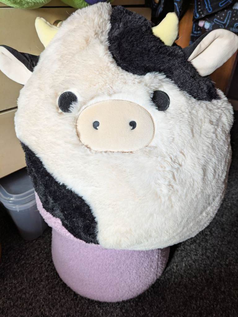 Fluffy Squishmallow Cow