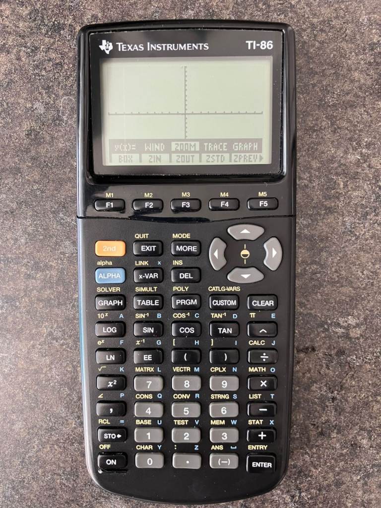 USED - Texas Instruments TI-86 Graphing Calculator