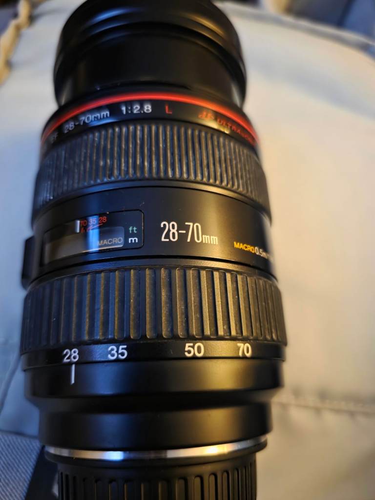 2 canon cameras with loads of accessories.