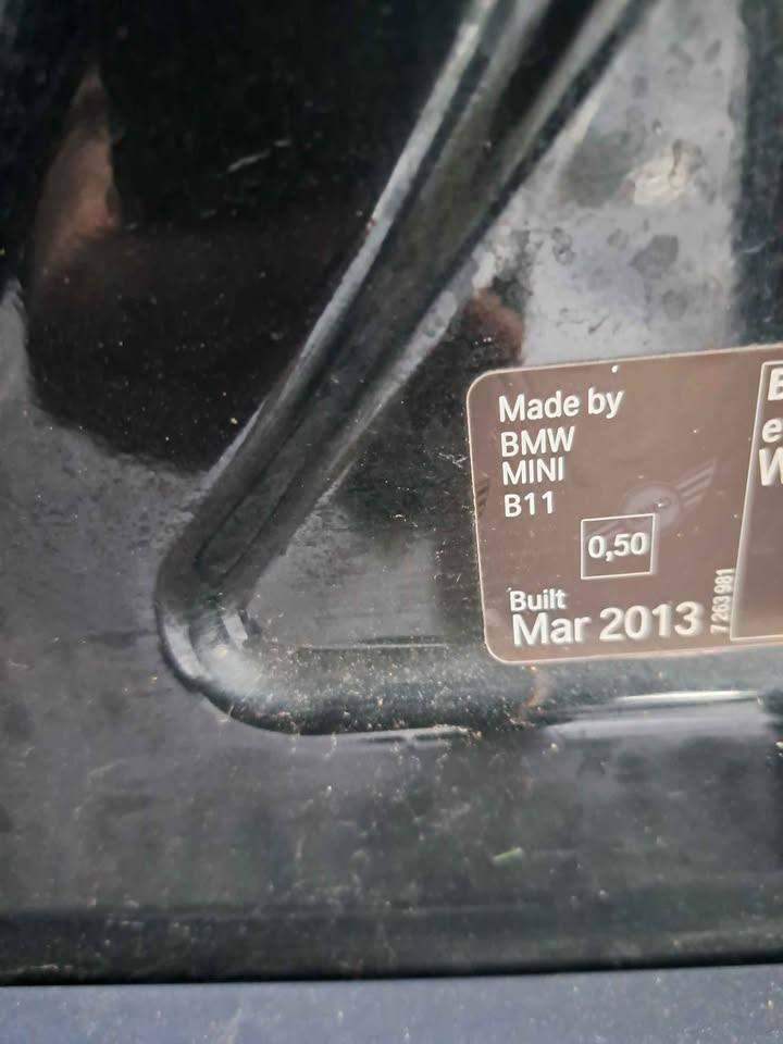 MINI COUNTRYMAN ONE 1.6D R60 DISMANTLING PARTS BUMPER BONNET LIGHT WING HEAD UNIT DOOR