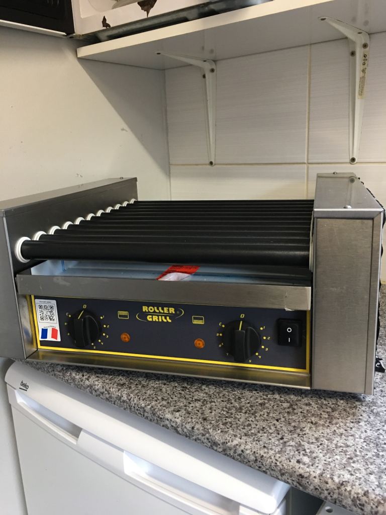 ROLLER GRILL Hot Dog Machine - Professional Catering Equipment, NEW Condition