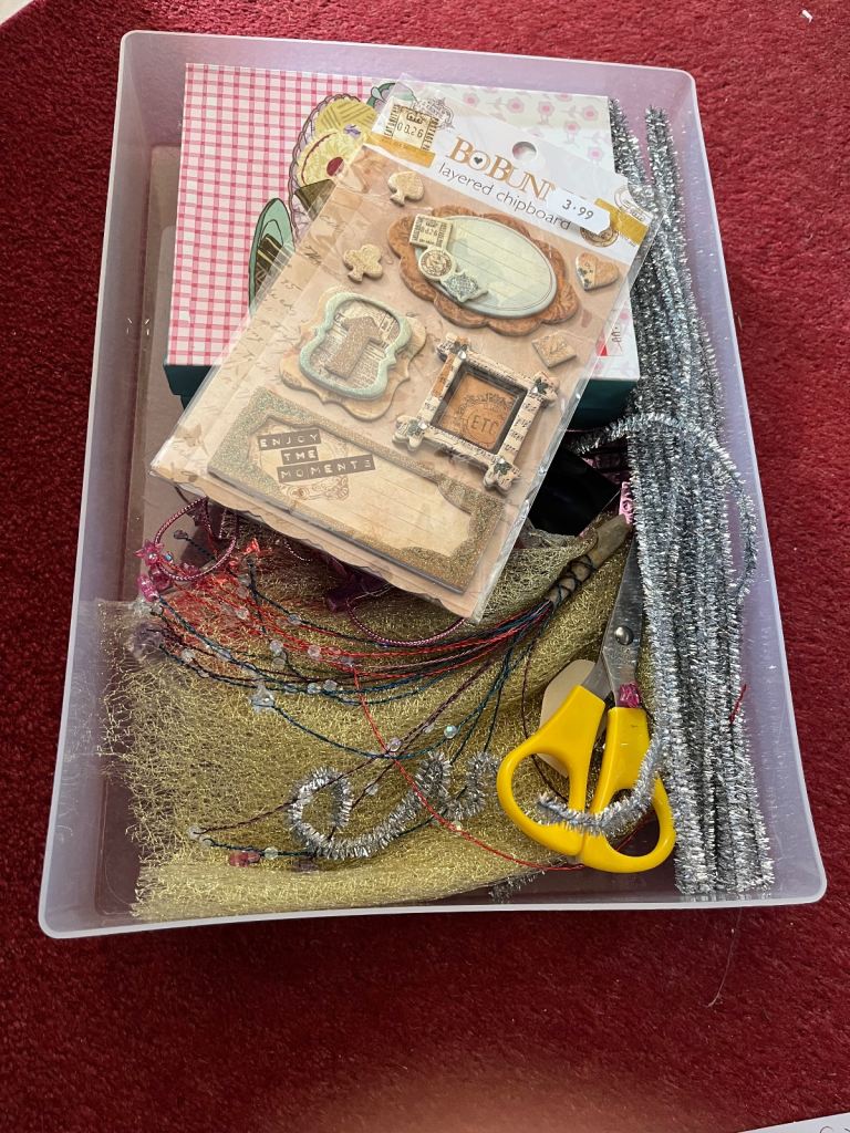 Bundle of card making/ scrapbooking stuff.