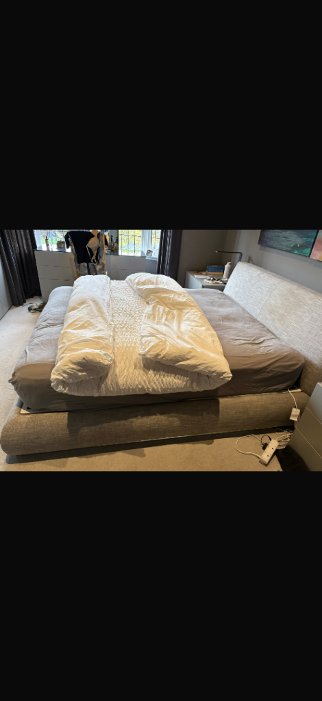 Free king size bed & mattress 