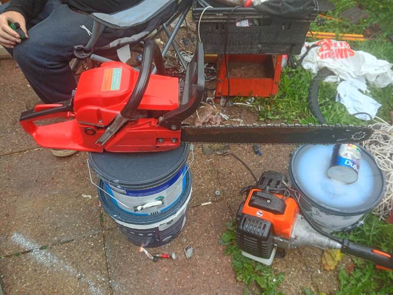 Red Chainsaw - Good Condition