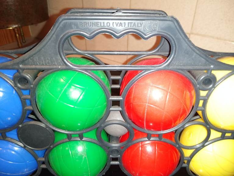 8 pcs Plastic Balls & 1 Jack ball Boule / Petanque set