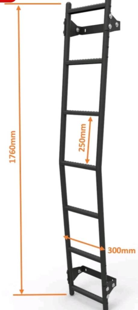 Van New Barn Doors ladder