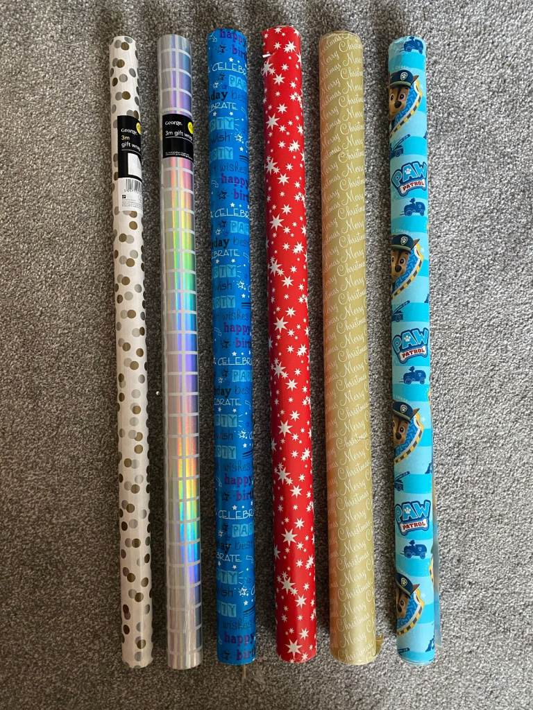 Wrapping paper job lot