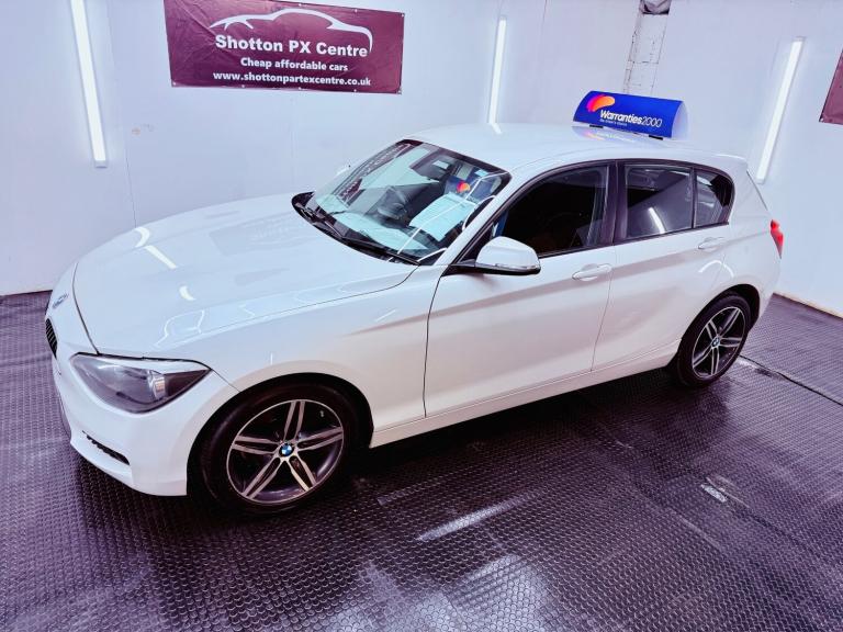 2014 14 BMW 116D SPORT 2.0 DIESEL 5 DOOR 6 SPEED MANUAL IN PEARL WHITE £35 TAX 