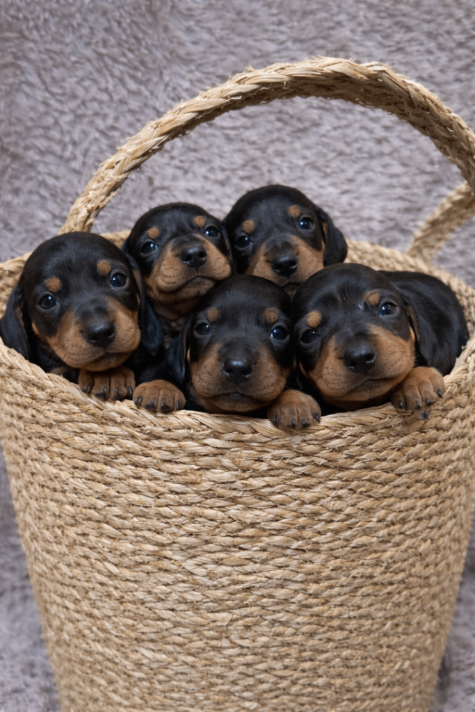 LAST 3 remaining Miniature dachshund 