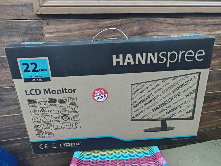 Hannspree HC 225 HFB computer monitor 54.5 cm (22") 1920 x 1080 pixels Full HD