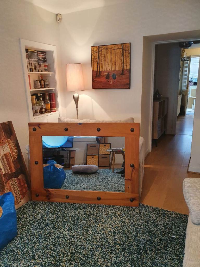 Free: Large mirror and corner desk