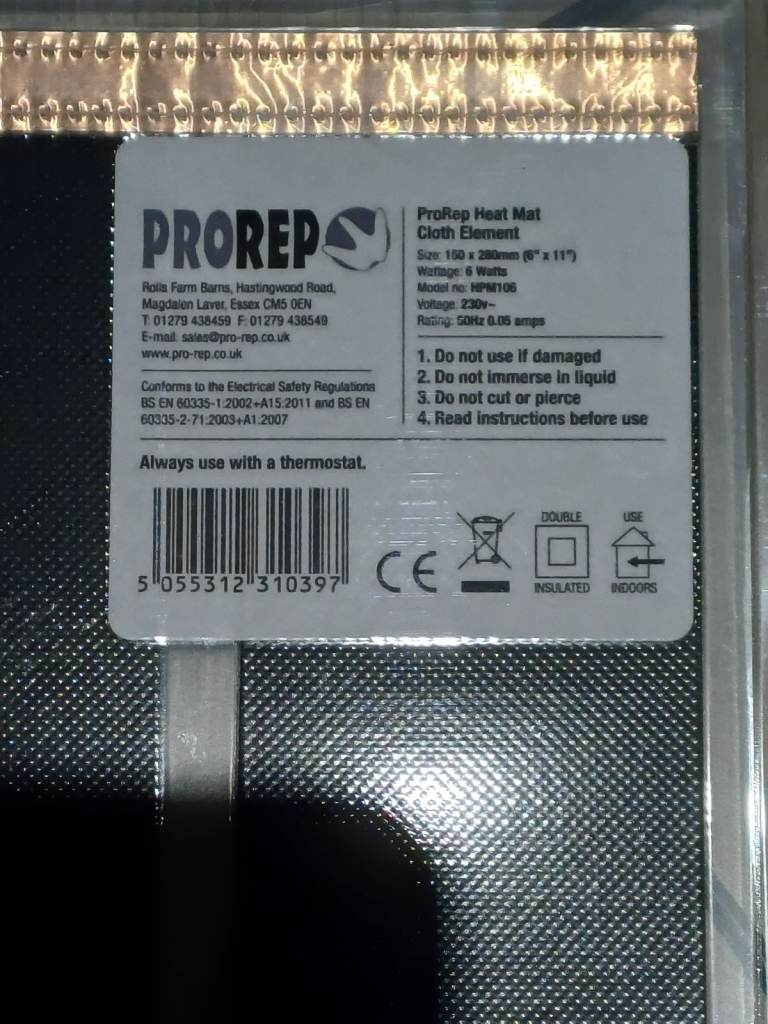 Prorep 6W Cloth Heat Mat