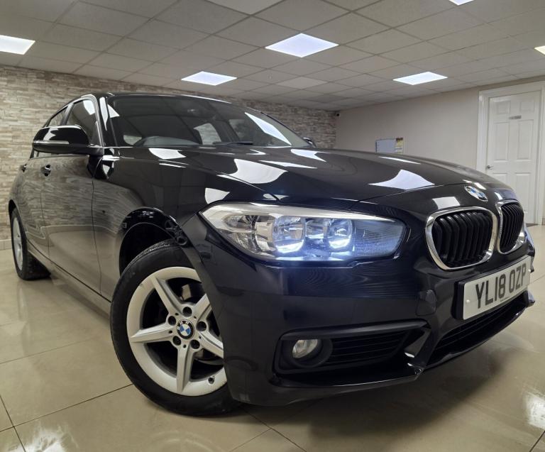 BMW 1 SERIES 2.0 118d SE 5-door Black Manual WARRANTY 12 MONTHS MOT