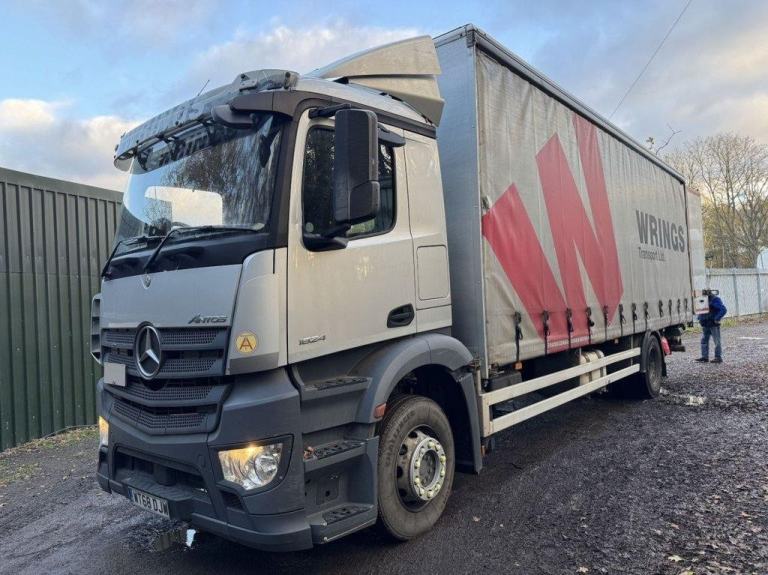 2018 MERCEDES ANTOS 1824 CURTAIN SIDE VEHICLE