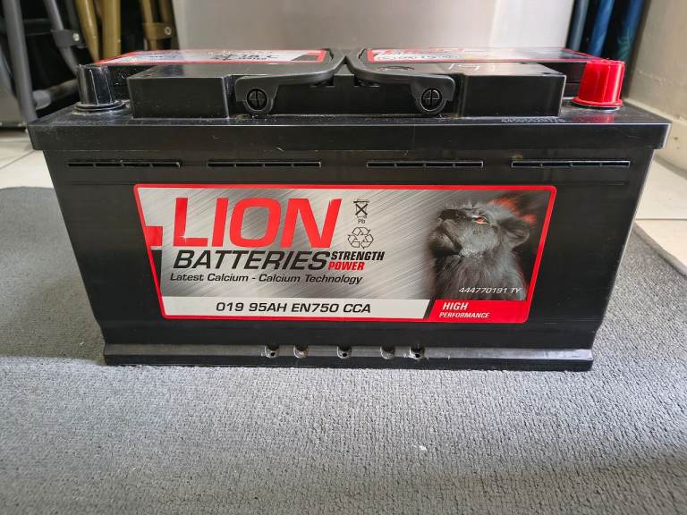 Lion Car Battery - Large - 019 95Ah EN 750 CCA