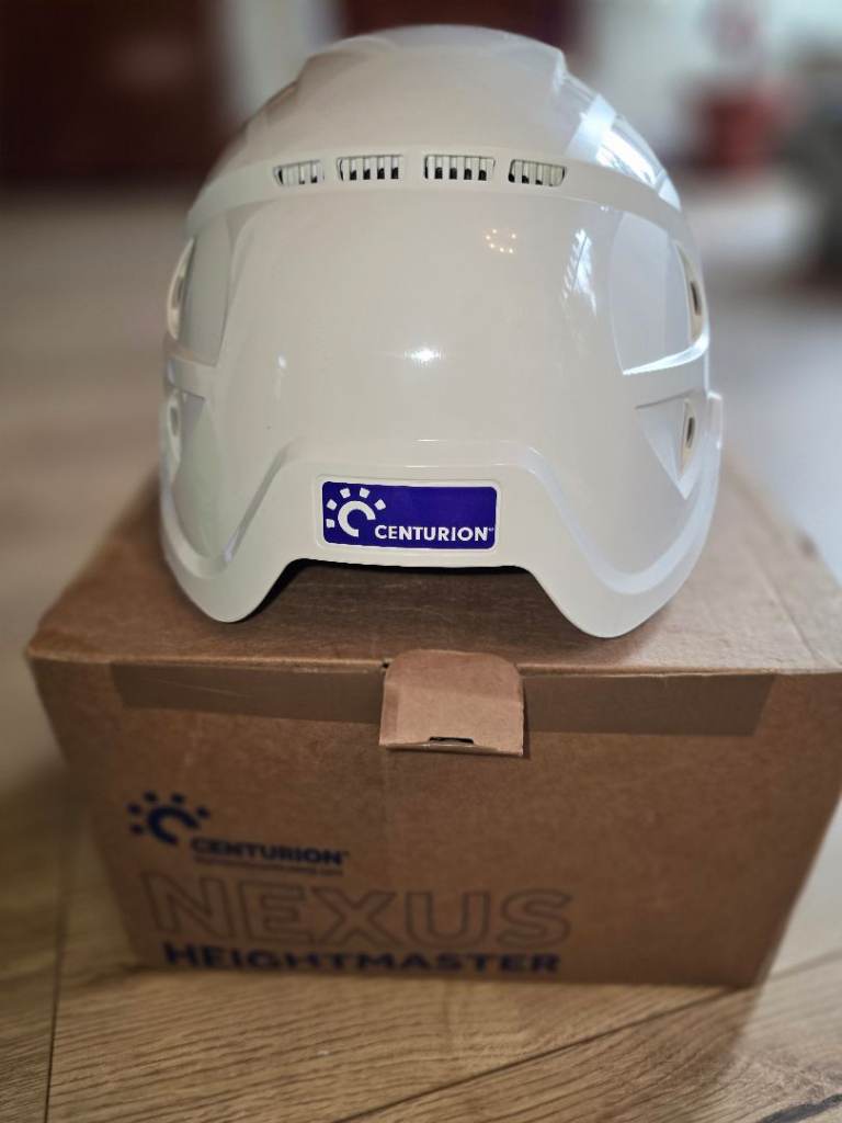 White Hard Hat Centurion NEXUS heightmaster