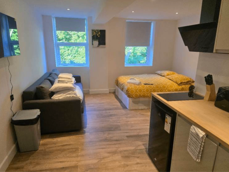 Modern Studio Flat | Furnished | Fitted Kitchen | Parking | Astral House, Norbury, London - SW16
