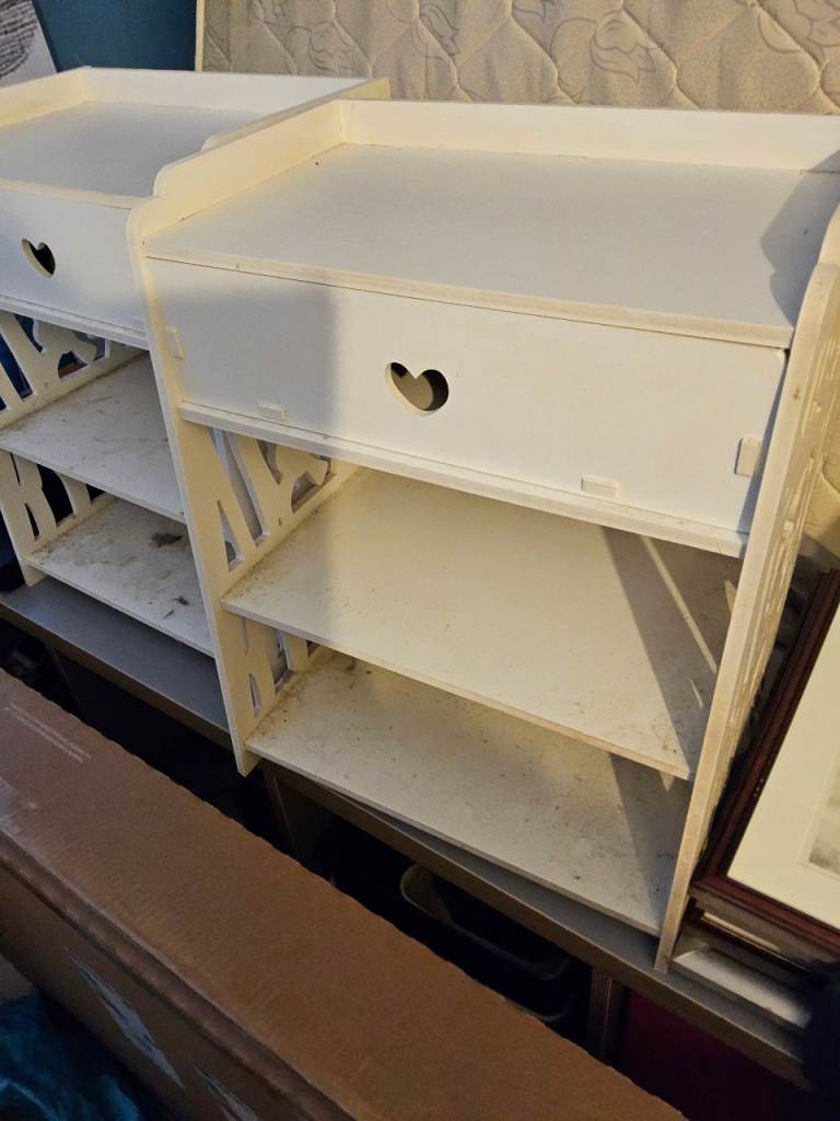 2 x bedside cabinets