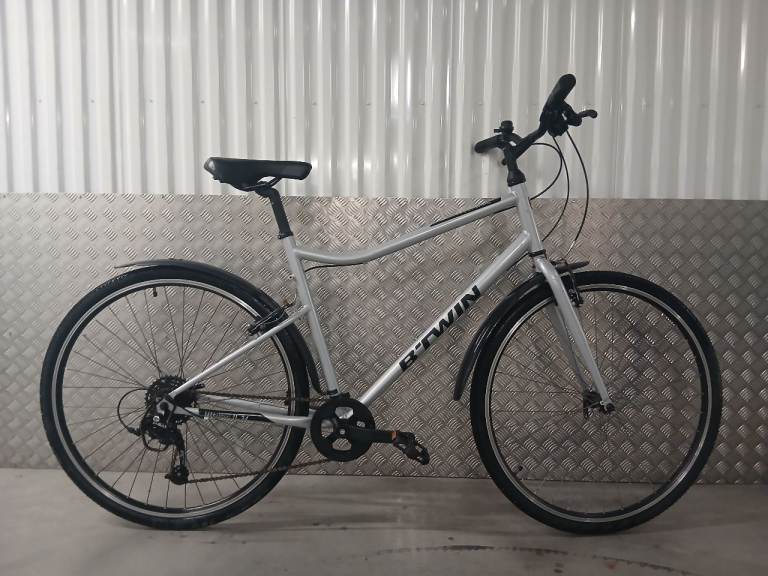 men's b twin riverside 120 hybrid bike 