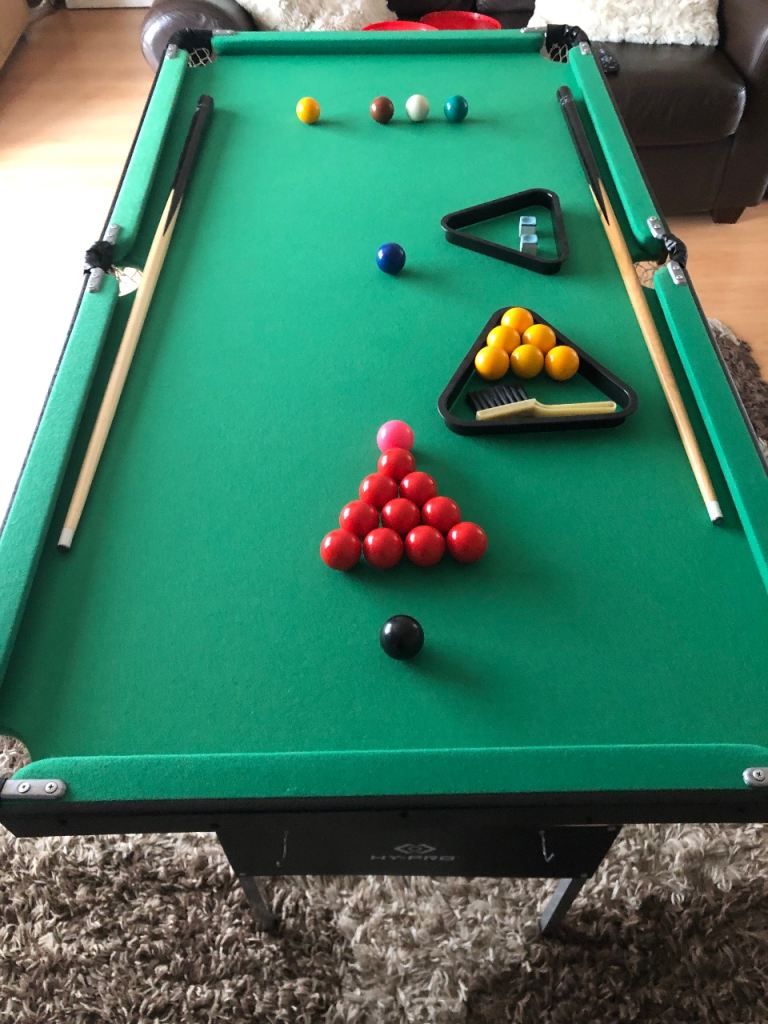 Hy-pro snooker and pool table 