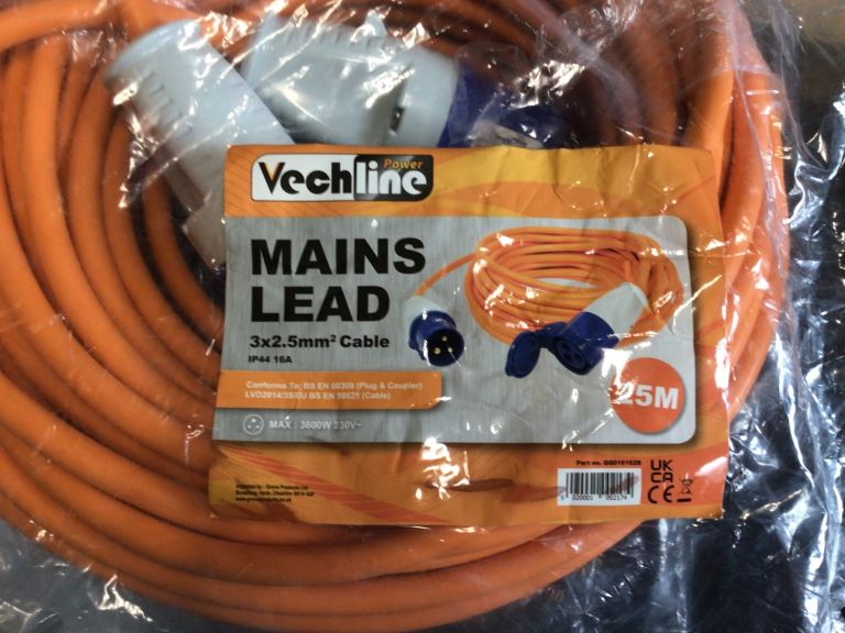 Vechline 25m extension lead 