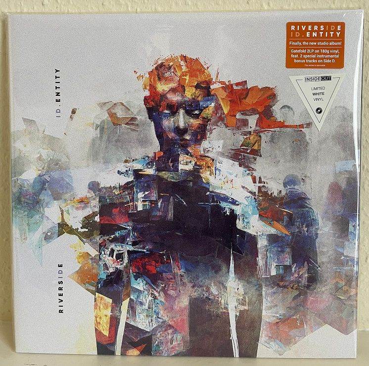 Riverside – ID.Entity. 2x Vinyl Limited White. With signed art card.